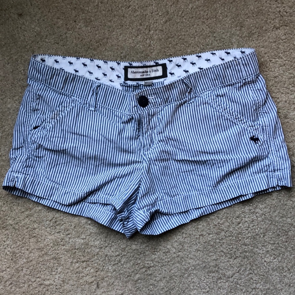Abercrombie striped shorts